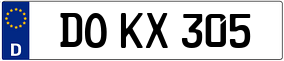 Truck License Plate